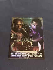 UFC 82 Fight Poster Card 2010 Topps UFC Series 4 Silva vs Henderson #FPR-UFC82