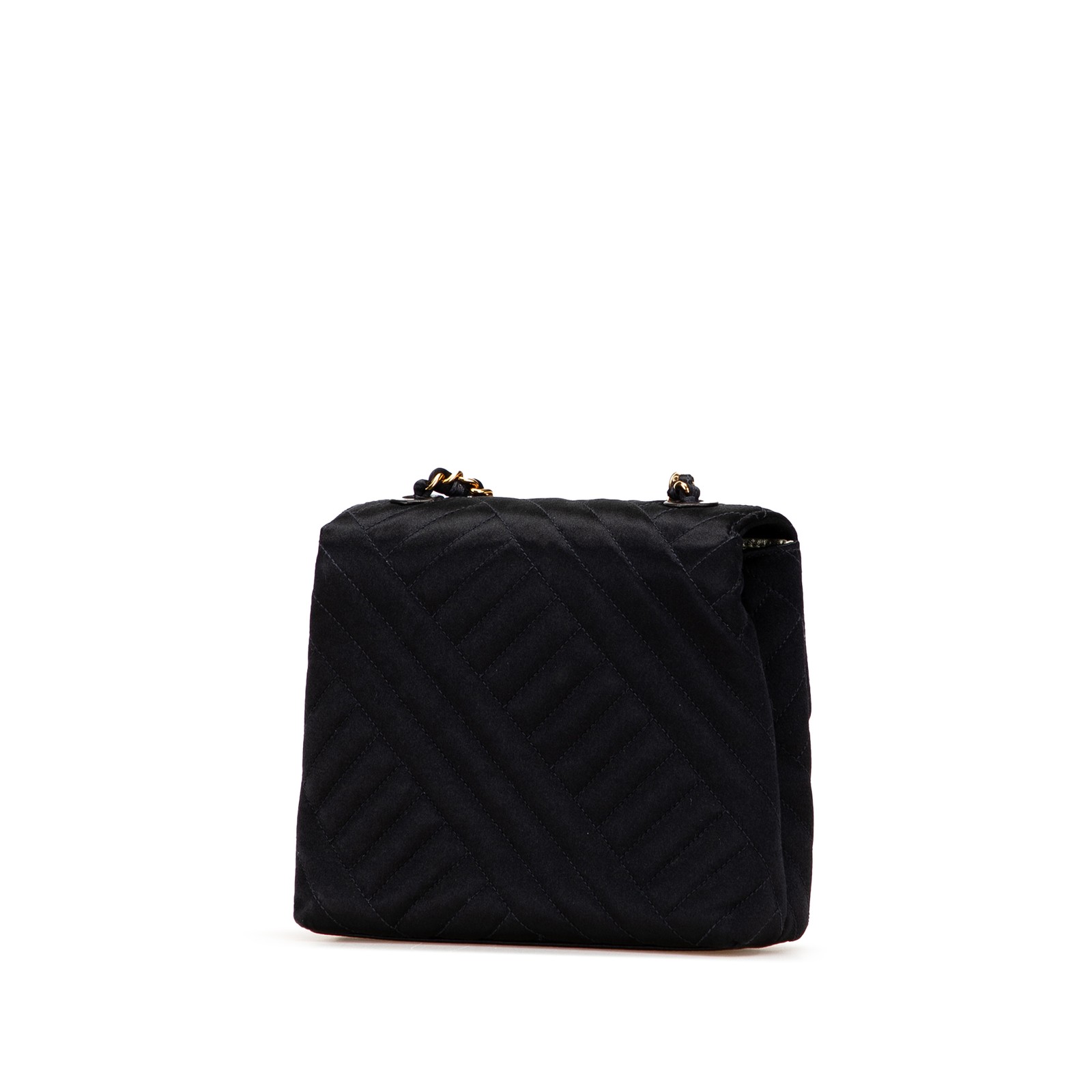 Authenticated Chanel Mini Square Diagonal Quilted… - image 2