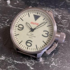 mutaARROWS Big Face Quartz Watch With Crown Guard - Men's Working Watch