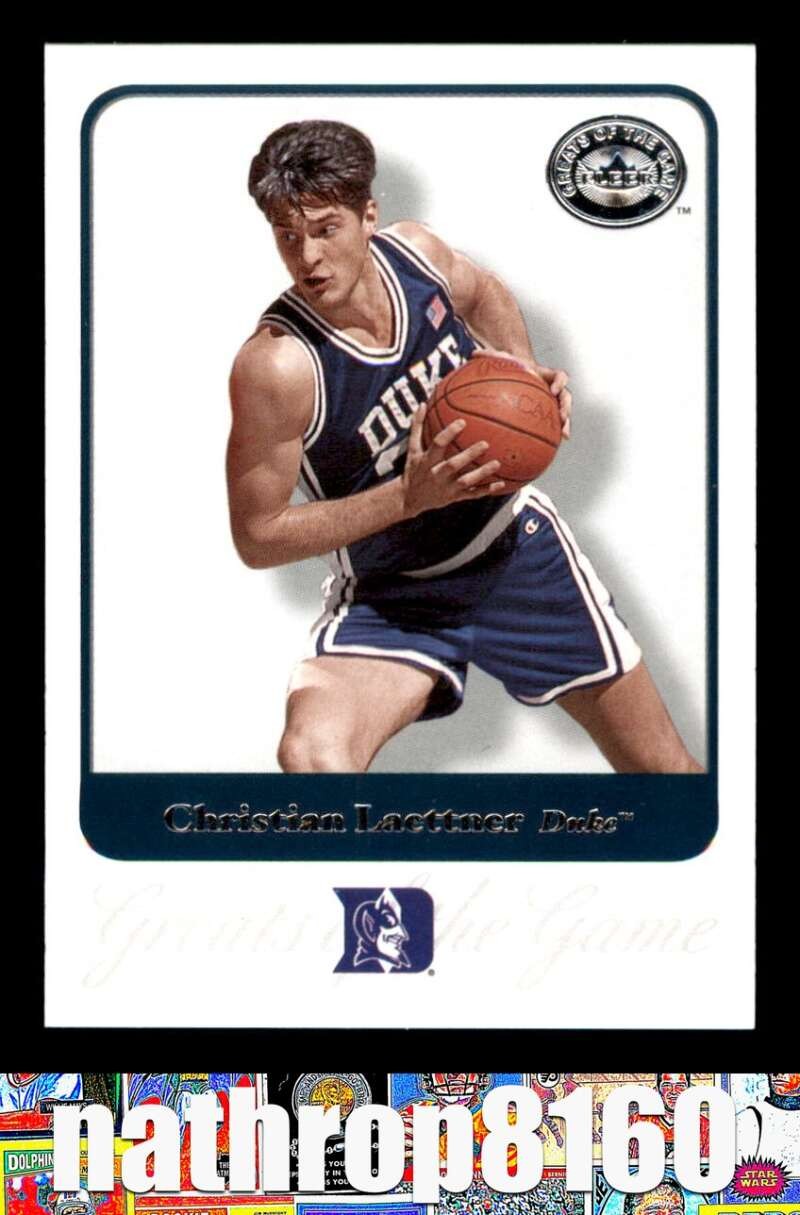 2001 Fleer Greats Of The Game #13 Christian Laettner  NM/NM+  21937
