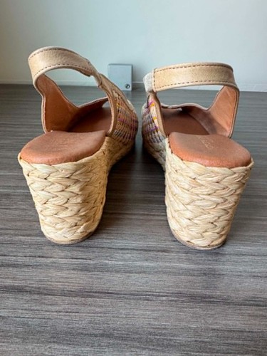 André Assous Audrey gewebte Espadrille Keilabsatz Sandalen Größe EU 38 US 7,5 190 $ - Bild 8 von 16