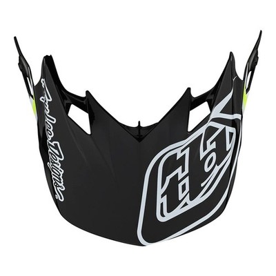 Troy Lee Designs Helmschild SE4 Skooly - Schwarz/Gelb