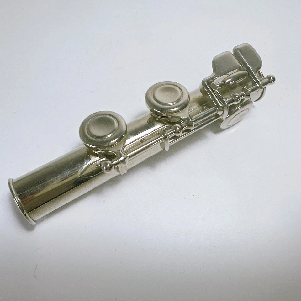 Flauta Pearl NC-96 plateada niquelada instrumento para principiantes muy bueno/ENVÍO RÁPIDO Foto 3 de 4