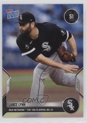 2022 Topps Now MLB Network Top 100 Players Lance Lynn #T-51 10ou