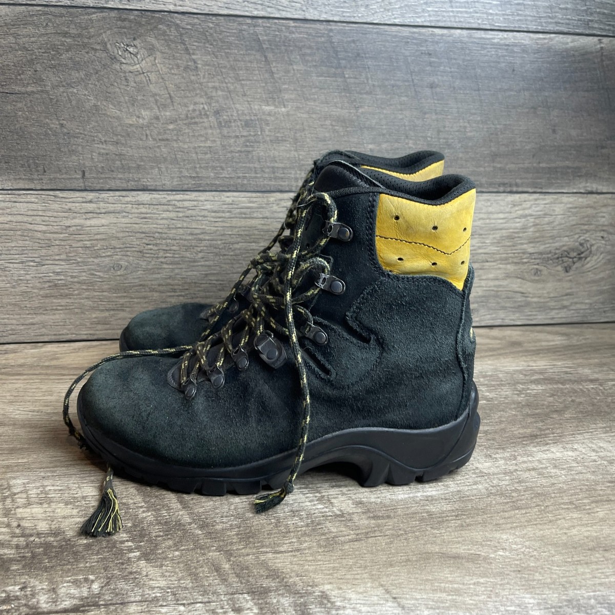 ハニクマ HAIX Missoula 2.1 Men's 8 Hiking Boots Black Suede Ankle Wildland
