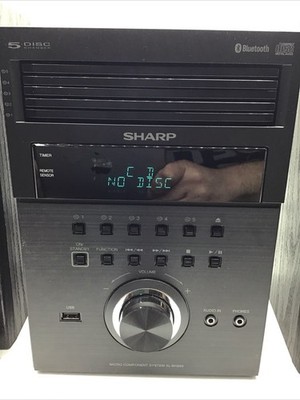 Sharp XL-BH250 5-Disc Micro Shelf Speaker System for sale online