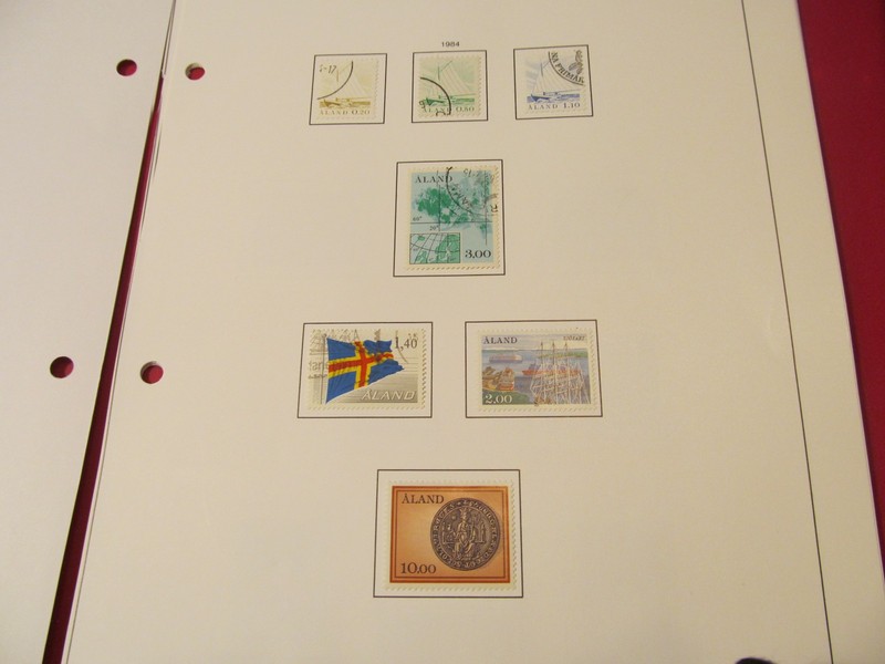 Aland Mint Stamps plus Souvenir Sheet plus Cover 1984 - 1993