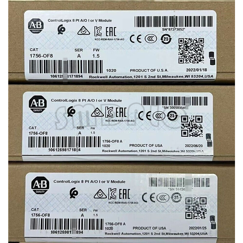 1756-OF8 AB ControlLogix 8 Pt A/O I or V Module New SealedUPS