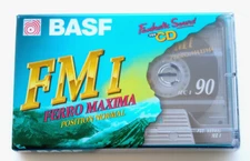 BASF Ferro Maxima I 90 Premium Type I Blank Audio Cassette - Germany 1995