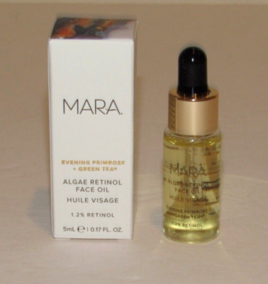Mara Algae Retinol Face Oil Evening Primrose Green Tea 0.17 Oz 5 mL NIB