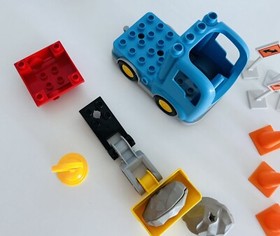 LEGO DUPLO Town Truck & Excavator Construction Site Set ~RETIRED~