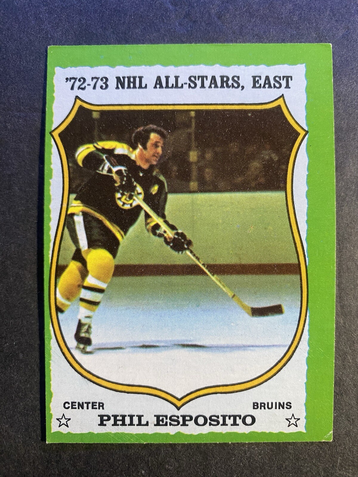 1973-74 Topps Hockey Phil Esposito Boston Bruins Card #120 Hall of Famer