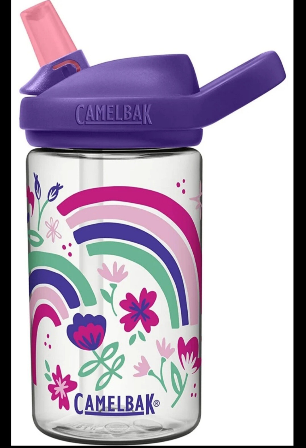 CamelBak Eddy+ 14Oz Kids Water Bottle with Tritan Renew &ndash; Straw Top, Leak-Proof