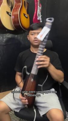 ギター Donner HUSH-I HUSH-I Acoustic-Electric Guitar Kit for Travel Silent Practice Donner