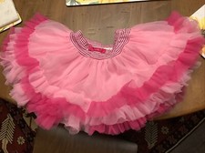 Girls tutu by Tona Michelle size XS, Light  Dark Pink, Preowned