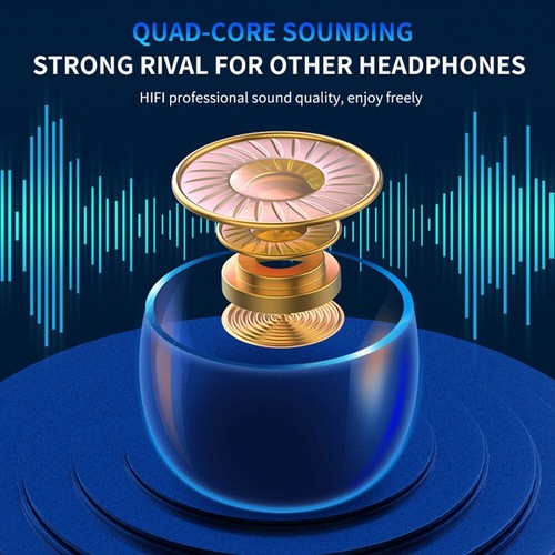 Wireless Headphones Bluetooth 5.0 Earphones Earbuds For iPhone Android Black - Picture 8 of 11
