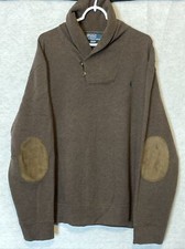 Polo Ralph Lauren Shawl neck pullover Long Sleeve Sweater Size XXL