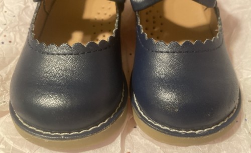 Gymboree Baby Girl Dressy Mary Jane Shoes NAVY BLUE Sz 4 CuteBow🎀FREESHIP🧸 - Picture 7 of 8