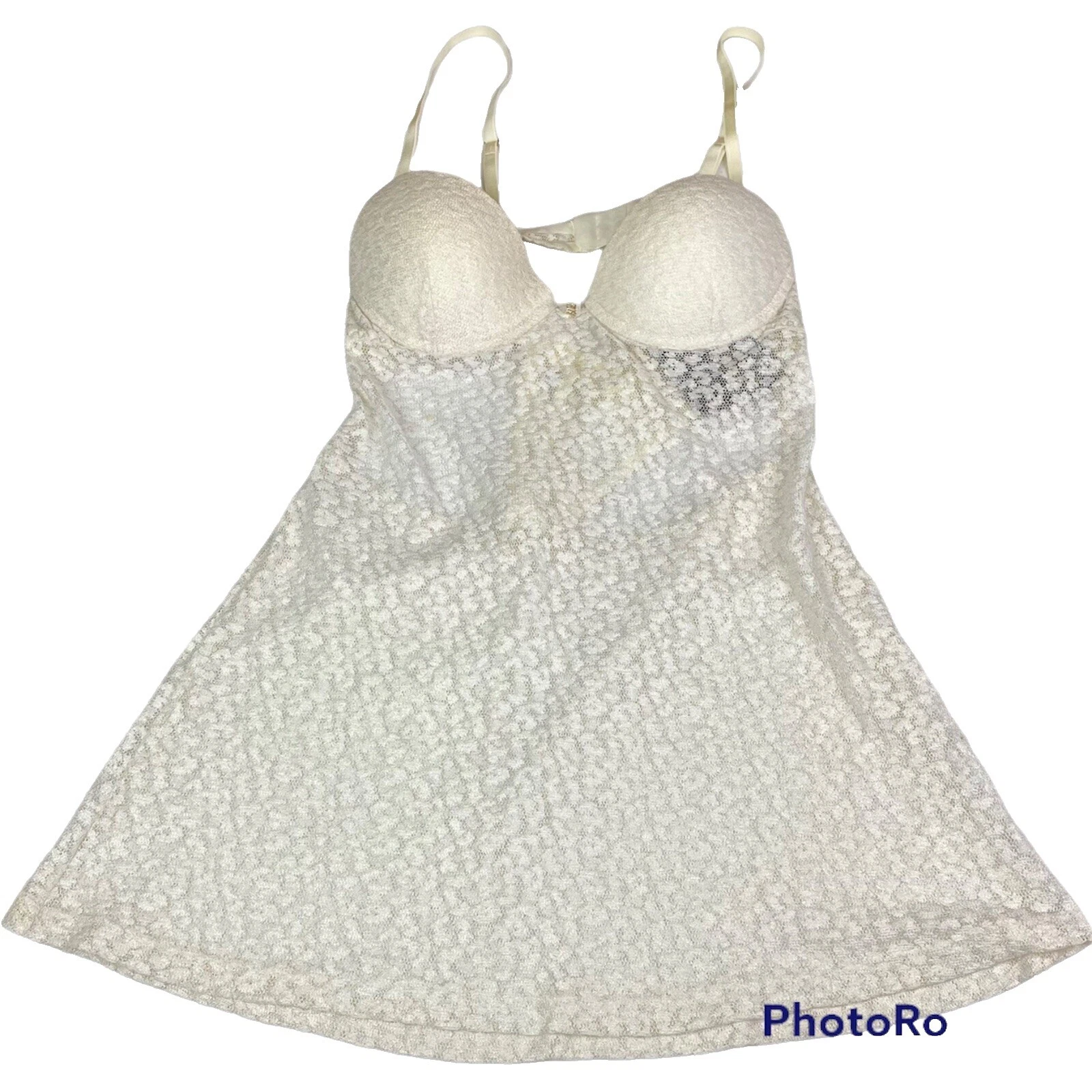 Corsés y Bustiers blanco de mezcla de algodón para mujeres