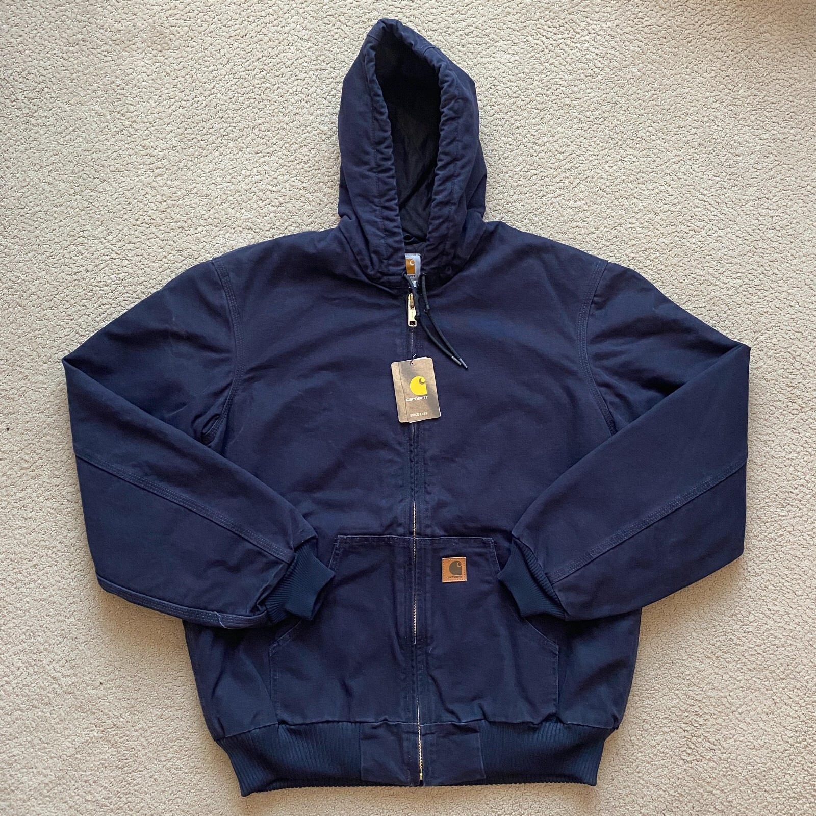 CARHARTT MENS BLUE MEDIUM JACKET