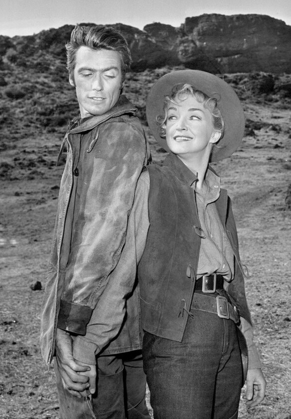 RAWHIDE TV SHOW *2X3 FRIDGE MAGNET* CLINT EASTWOOD NINA FOCH WESTERN DRAMA CAST | eBay