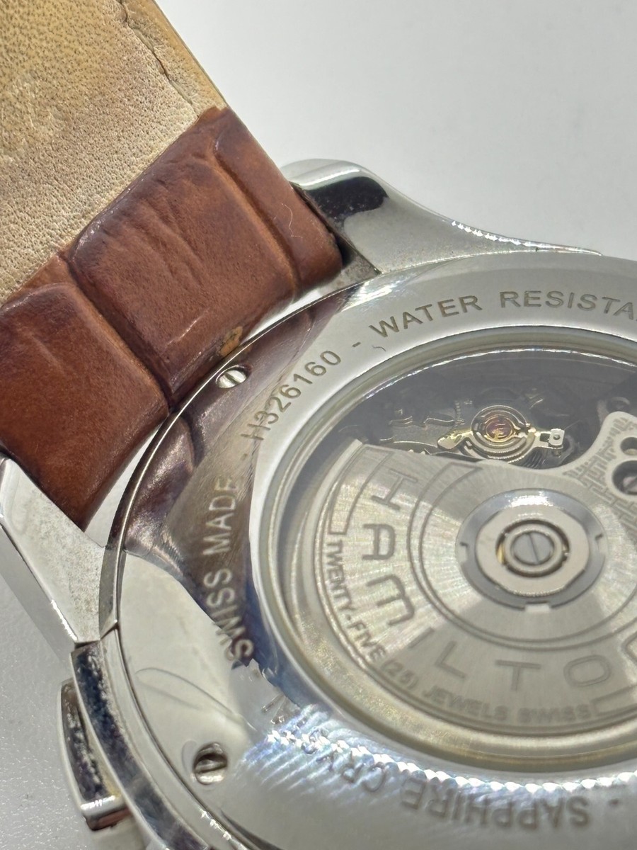 Near MINT] Hamilton Jazzmaster H326160 Date Silver Dial Automatic