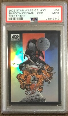 2022 Topps Star Wars Galaxy Chrome SHADOW OF THE DARK LORD #52