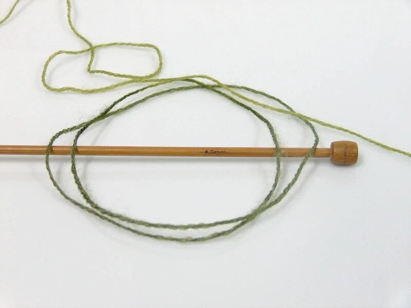 Пряжа для льда Angora Batik зеленая бежевая серая 59756 тонкая 100 г 601 г ангорская шерсть акрил - Изображение 3 из 4