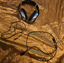 MPOW FOLDABLE BLUETOOTH HEADHPONES Black/Silver WIRED OverEar Headset 204-720621