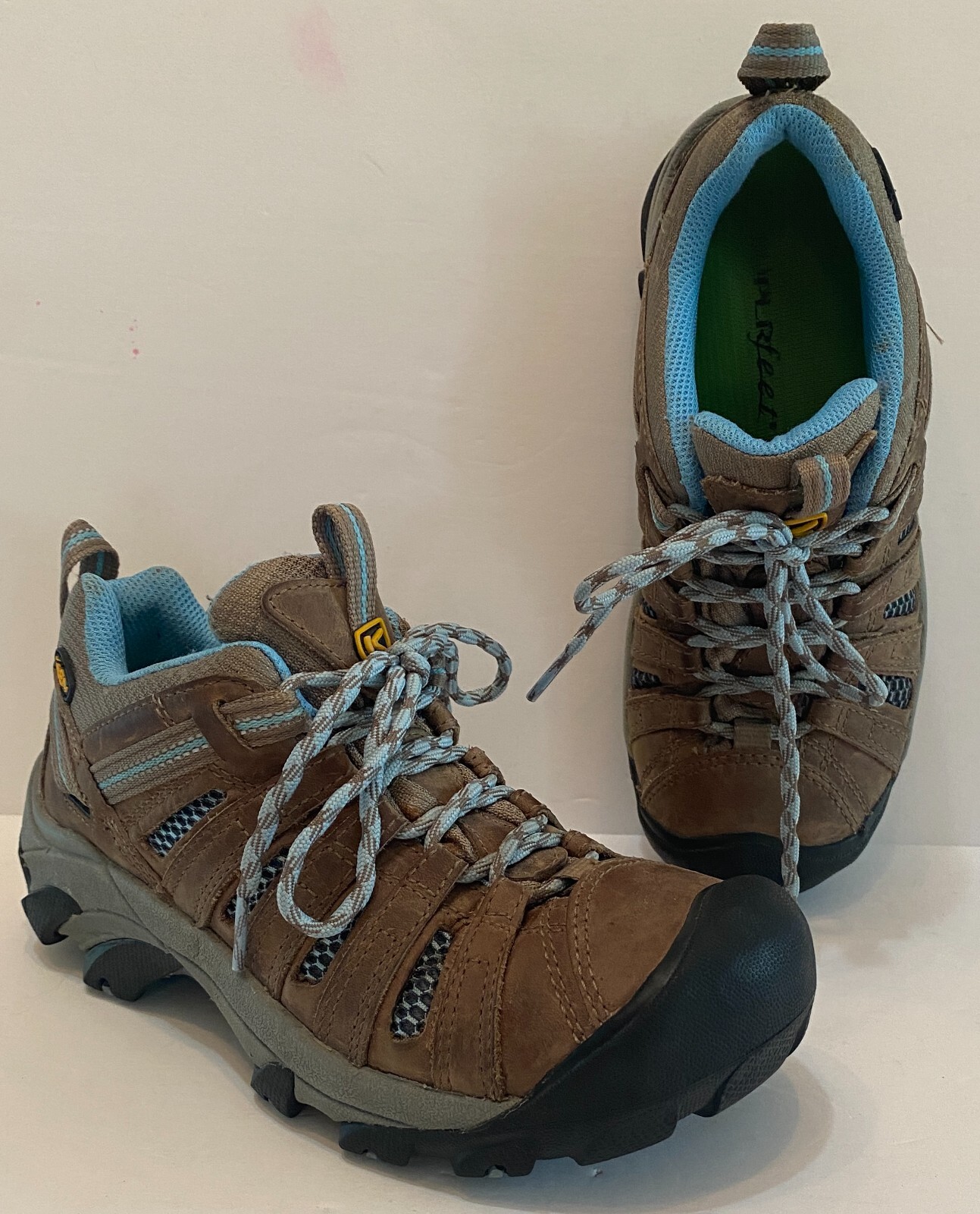 Scarpa da trekking KEEN Voyageur bassa altezza 1011623 Brindle Alaskan blu donna US 7 5