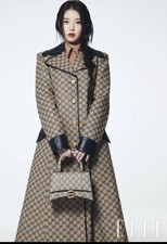 Gucci Leather-trimmed Cotton-blend Jacquard Coat Jacket-bnwt- Rrp$15,600 Usd Tax