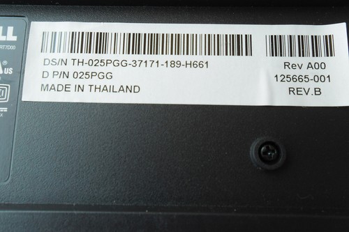 Black Dell PS/ 2 Keyboard model RT7D00 - Picture 5 of 5