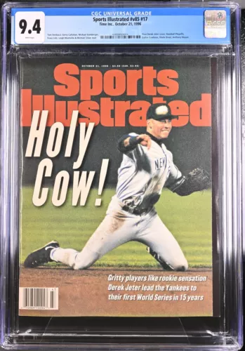 Derek Jeter Yankees October 21, 1996 FC Sports Illustrated CGC 9.4 First Cover