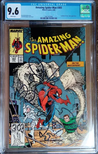 cgc 9.6 Amazing Spider-Man #303 1988 Todd McFarlane