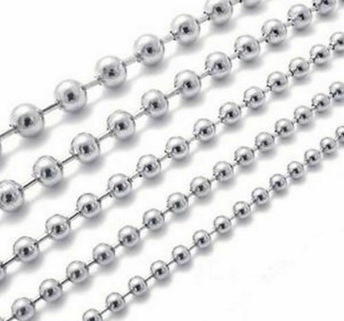 Hotsale Wholesale In Bulk Stainless Steel Lot DIY Ball Chain Necklace 16"-36" - Bild 6 von 10