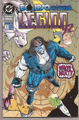 L.E.G.I.O.N. #3   ANNUAL   LOBO - BARRY KITSON - MIKE MCKONE COVER ART - 1992