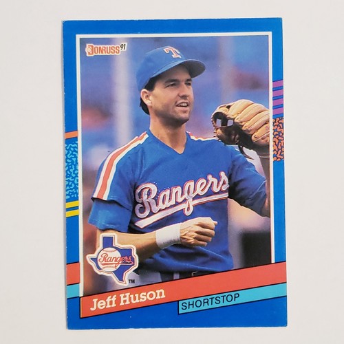 1991 Donruss Jeff Huson 305 Texas Rangers Baseball Trading Card eBay
