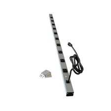 Legrand - Wiremold Power Strips, CabinetMate, 15 Amp, 6 Feet, 4810ULBC, 15A