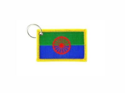 Porte-clés Drapeau Mali Avec Patch Brodé – Accessoire Tissu Unisexe Made In France