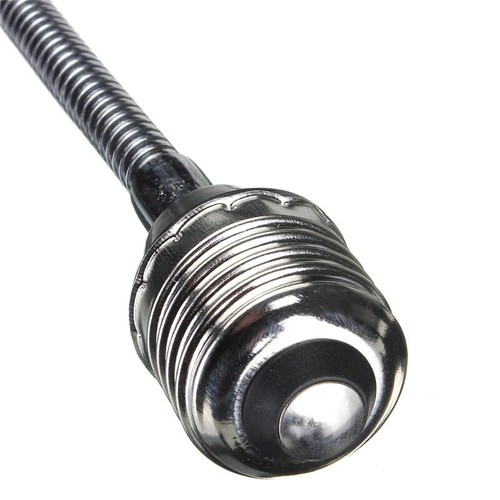 1x Light Socket E27 to E27 Lamp Holder Flexible 360° Rotating Flexible Gooseneck - Picture 8 of 14
