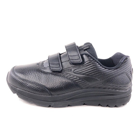 Brooks Addiction Walker V Strap Walking Shoes Womens Size 9D Wide EUR  Black