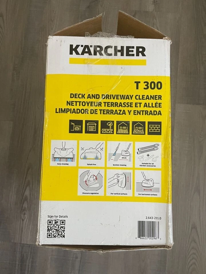 Karcher t300 deck sale and driveway cleaner