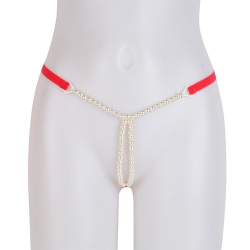 Women Micro Pearl G-string Lingerie Thong Panty Sexy Night Lingerie Underwear - Picture 73 of 107