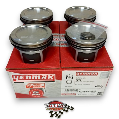 4X 73.00MM PISTON & RING FOR OPEL VAUXHALL ASTRA CORSA MOKKA MERIVA A14NET 1.4T - 第 1/5 張圖片
