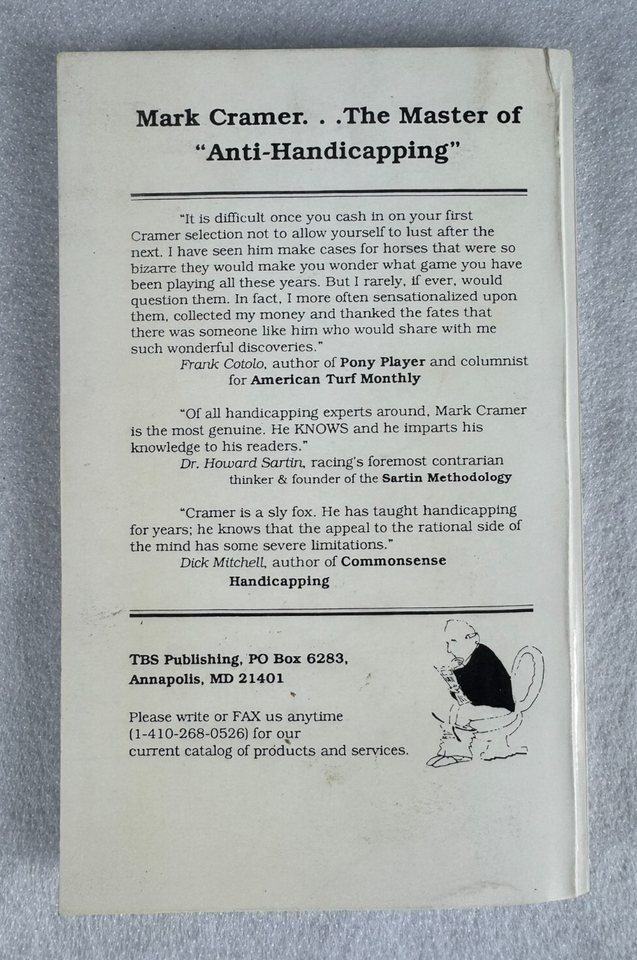 Kinky Handicapping by Mark Cramer (1993) Horse Racing Betting Strategy ...