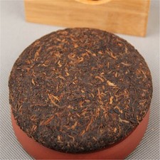 100g Organic Ripe Tea Yunnan Pu-erh Tea Cake Golden Bud Black Tea