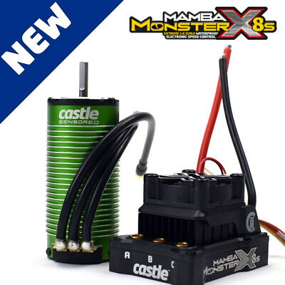 NEW Castle Creations Mamba Monster X 8S ESC w/1520-1650KV Motor FREE US SHIP 819326012495 | eBay