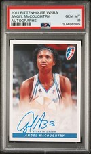 2011 RITTENHOUSE WNBA AUTOGRAPHS ANGEL McCOUGHTRY PSA 10!
