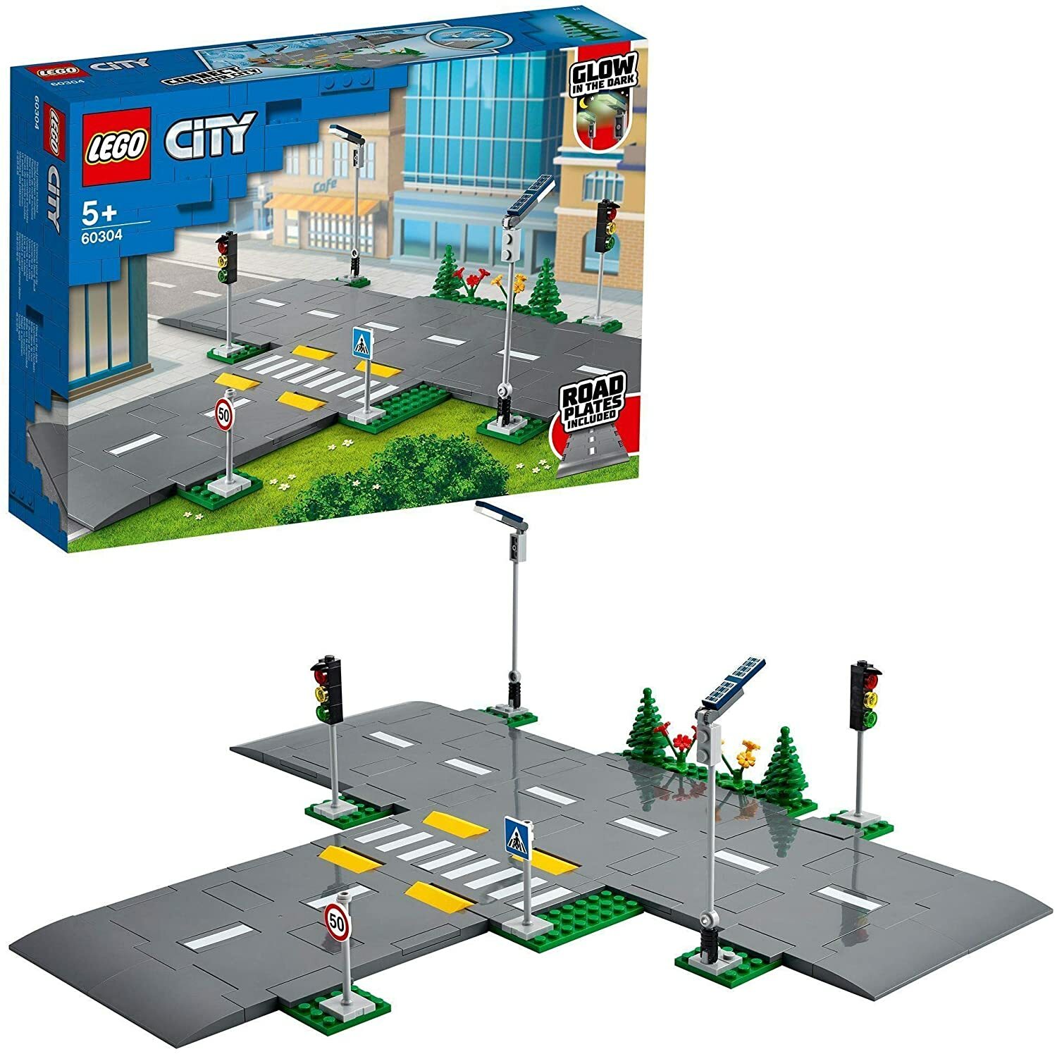 Конструктор LEGO 60304 Город, окруженный лесом, в котором растут деревья