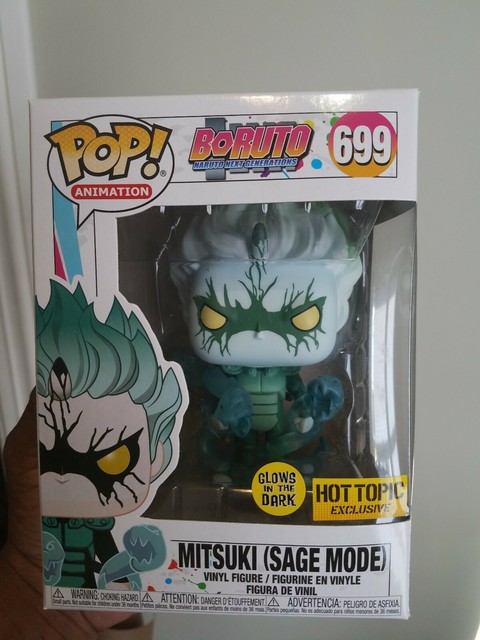 FUNKO POP! Mitsuki (Sage Mode) #699 Boruto GITD Hot Topic Exclusive w/ Protector | eBay